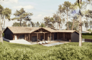 Villa Biscarrosse Avec Piscine